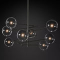 Darrance Modern Glass Globe Eight-Arm Chandelier 79