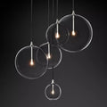 Darrance Modern Round Glass Globe Cluster Chandelier 28