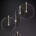 Darrance Modern Round Glass Globe Cluster Chandelier 28