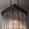 Cascada Blown Glass Square Chandelier 20