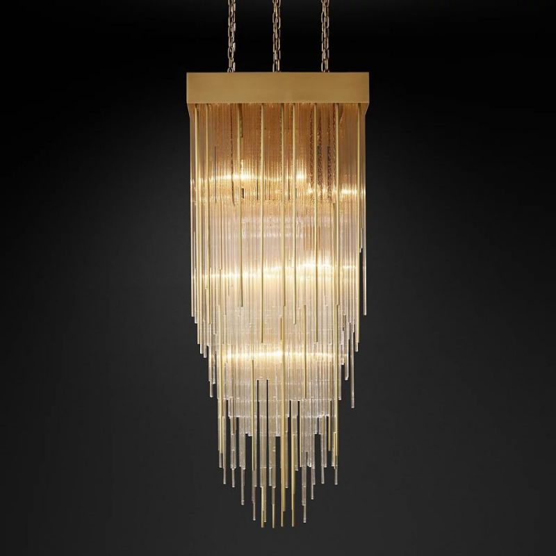 Cascada Blown Glass Square Chandelier 20" chandeliers for dining room,chandeliers for stairways,chandeliers for foyer,chandeliers for bedrooms,chandeliers for kitchen,chandeliers for living room Rbrights   