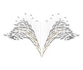 Glass Feathers Chandelier - LightVelucia