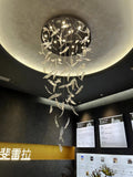 Glass Feathers Chandelier - LightVelucia