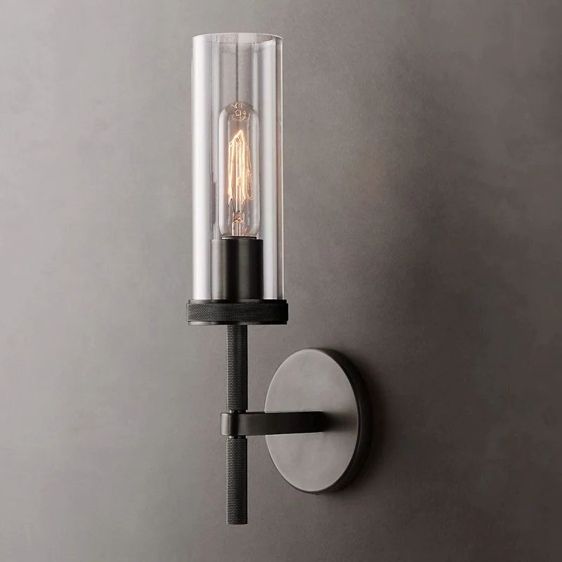 Liam Round Short Wall Sconce