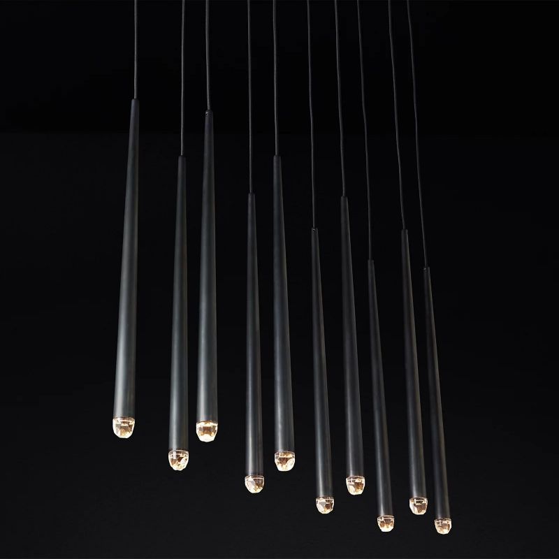 Harley Modern Linear Chandelier 48" chandeliers for dining room,chandeliers for stairways,chandeliers for foyer,chandeliers for bedrooms,chandeliers for kitchen,chandeliers for living room Rbrights   