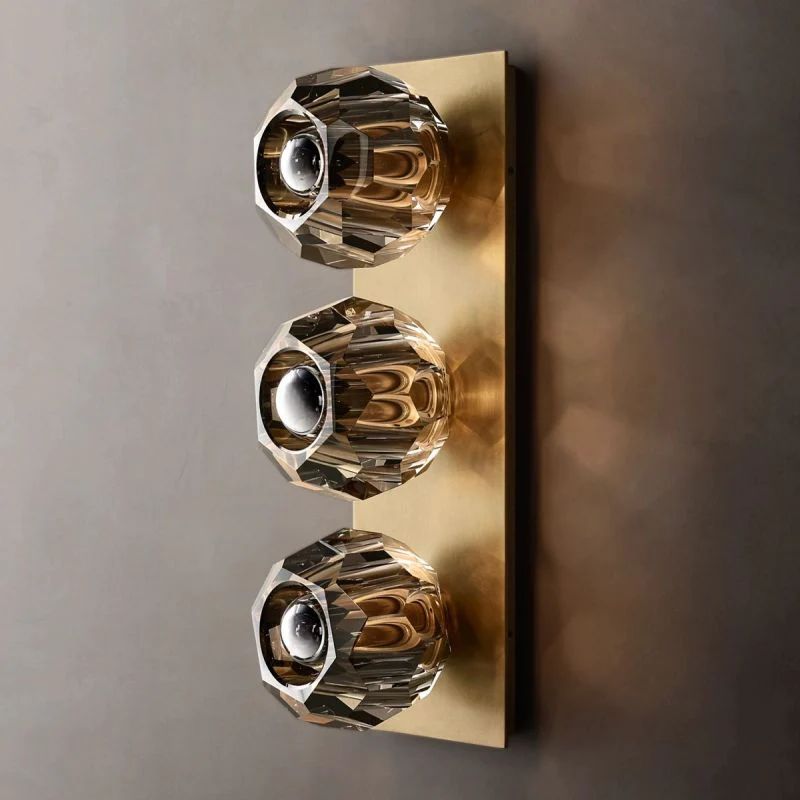 Boule Glass Linear Short Wall Sconce