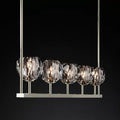 Kristal Clear Glass Linear Chandelier 48