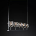 Kristal Clear Glass Linear Chandelier 48