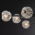 Kristal Clear Glass Oval Chandelier 72