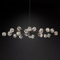 Kristal Clear Glass Oval Chandelier 72