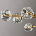 Kristal Clear Glass Oval Chandelier 72