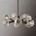 Kristal Clear Glass Round Chandelier 24