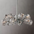 Kristal Clear Glass Round Chandelier 24