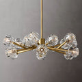 Kristal Clear Glass Round Chandelier 36