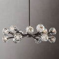 Kristal Clear Glass Round Chandelier 36