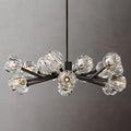 Kristal Clear Glass Round Chandelier 36