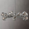 Kristal Clear Glass Round Chandelier 36