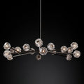 Kristal Clear Glass Round Chandelier 60