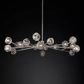 Kristal Clear Glass Round Chandelier 60