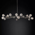 Kristal Clear Glass Round Chandelier 72