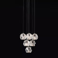 Kristal Glass Round Cluster Chandelier 14