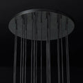 Kristal Glass Round Cluster Chandelier 24