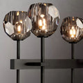 Kristal Glass Double Linear Chandelier 60