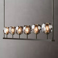 Kristal Smoke Glass Linear Chandelier 60