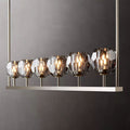 Kristal Smoke Glass Linear Chandelier 60