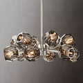 Kristal Smoke Glass Round Chandelier 24