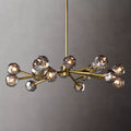 Kristal Smoke Glass Round Chandelier 48