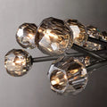 Kristal Smoke Glass Round Chandelier 48