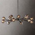 Kristal Smoke Glass Round Chandelier 48