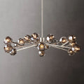 Kristal Smoke Glass Round Chandelier 48