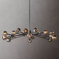 Kristal Smoke Glass Round Chandelier 60