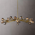 Kristal Smoke Glass Round Chandelier 60