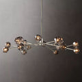 Kristal Smoke Glass Round Chandelier 60