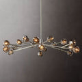 Kristal Smoke Glass Round Chandelier 60