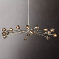 Kristal Smoke Glass Round Chandelier 72