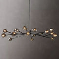 Kristal Smoke Glass Round Chandelier 72