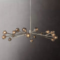 Kristal Smoke Glass Round Chandelier 72