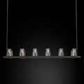 Kuseau Glass Linear Chandelier 60