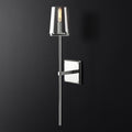 Kuseau Torrch Sconce wall sconce for bedroom,wall sconce for dining room,wall sconce for stairways,wall sconce for foyer,wall sconce for bathrooms,wall sconce for kitchen,wall sconce for living room Rbrights Polished Nickel  