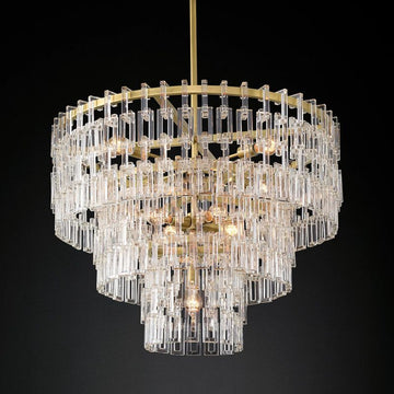 Marigna Five-Tier Round Chandelier 36"