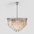 Apex 5-Tier Square Odeon Crystal Chandelier