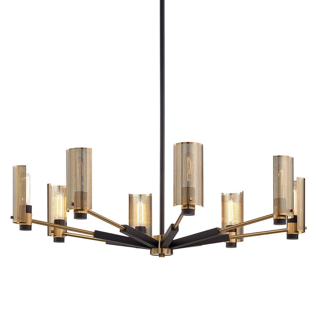 Eternity Modern Brass Chandelier 2 Sizes