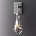 Raindrop Wall Sconce Rod wall sconce for bedroom,wall sconce for dining room,wall sconce for stairways,wall sconce for foyer,wall sconce for bathrooms,wall sconce for kitchen,wall sconce for living room RBRIGHTS   