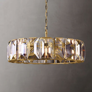 Harlow Crystal Round Chandelier 43"