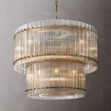 Santa Mar 2-tier Luxury Round Chandelier 37"