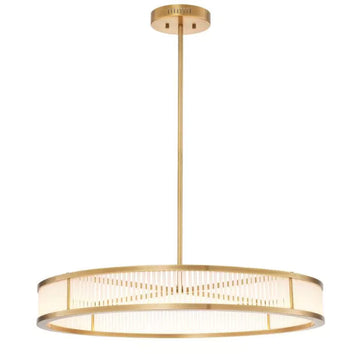 Fairy L Modern Brass Chandelier (Antique Brass & Frosted Glass)